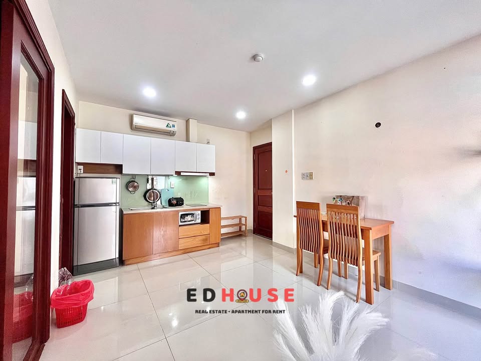 Cho thuê căn hộ 1PN ban công thoáng, full nội thất tại Phạm Viết Chánh, Bình Thạnh