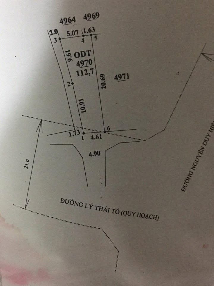 Đất nền Lý Thái Tổ, Quảng Ngãi 112m² - Sổ hồng full thổ cư, giá 1.6 tỷ