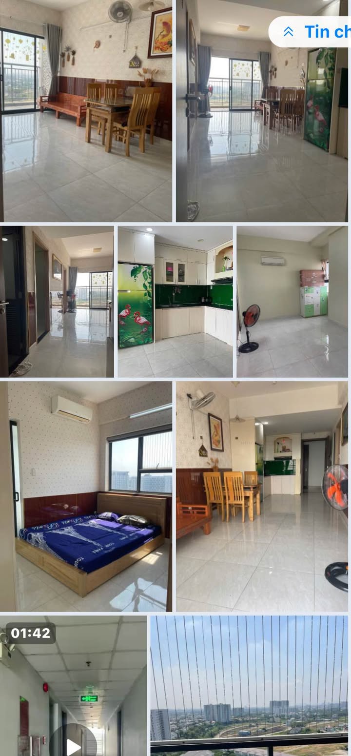Cho thuê căn hộ Thủ Thiêm Garden 62m² - 2PN, Full nội thất, Giá 8 triệu/tháng
