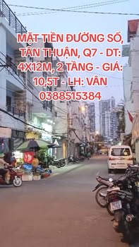 Nhà Mặt Tiền Quận 7 48m² - Vị trí đắc địa kinh doanh ngay!