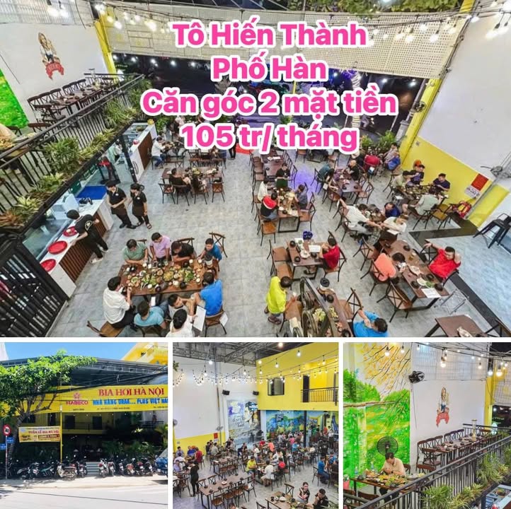 Mặt bằng góc 2MT Tô Hiến Thành, Nha Trang - 300m² - 105 triệu/tháng