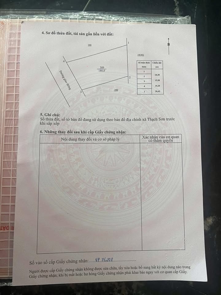 Bán Gấp Đất Thôn Trì Khê, Hà Tĩnh - 181m² - Sổ Hồng Thổ Cư