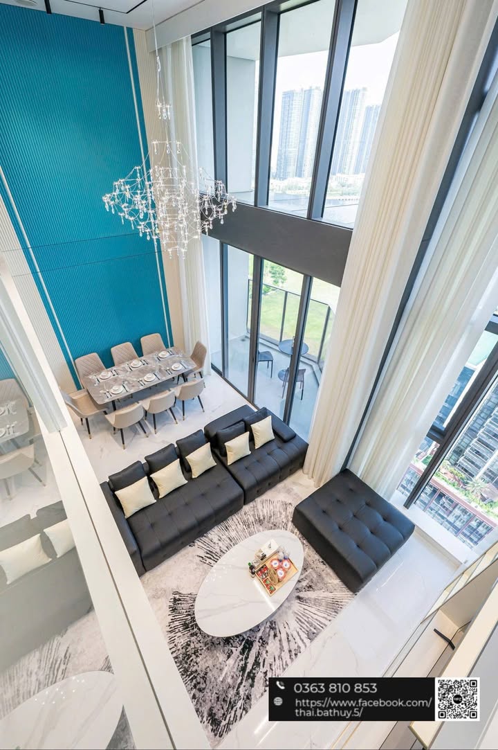 Căn hộ The Opera Loft Thủ Thiêm 130m² - View Đẹp, Full Nội Thất