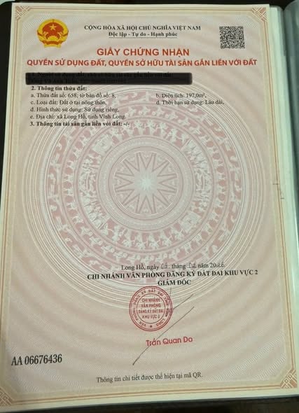 Đất Nền Vĩnh Long 200m² Giá 395 Triệu - Full Thổ Cư, View Sông!