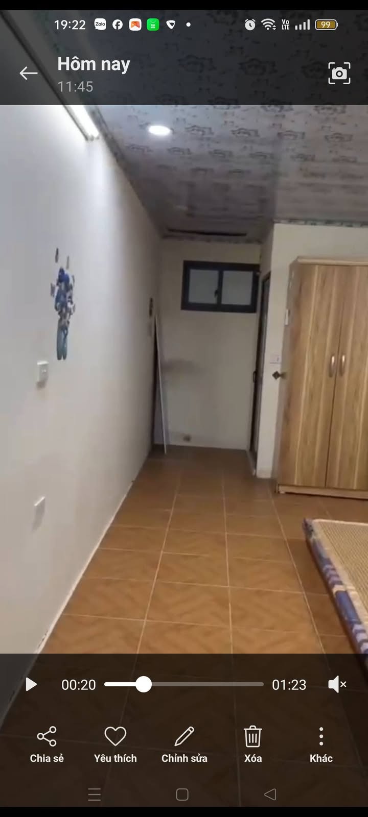 Cho thuê nhà tập thể Khâm Thiên 55m² giá 6.5 triệu - Full nội thất