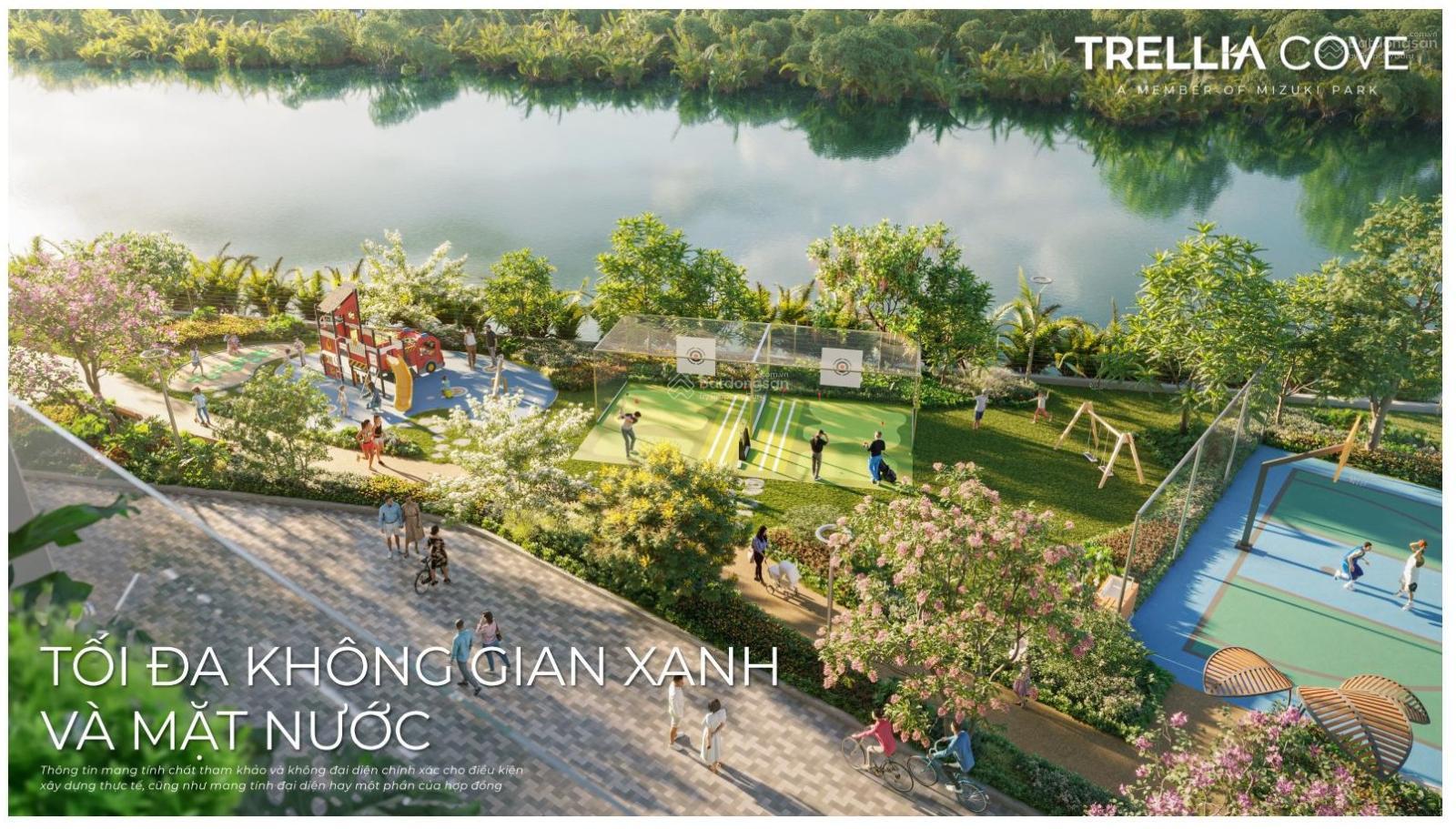 Căn hộ Trellia Cove Mizuki Park 59m² 3.8 tỷ - View đẹp bàn giao ngay!