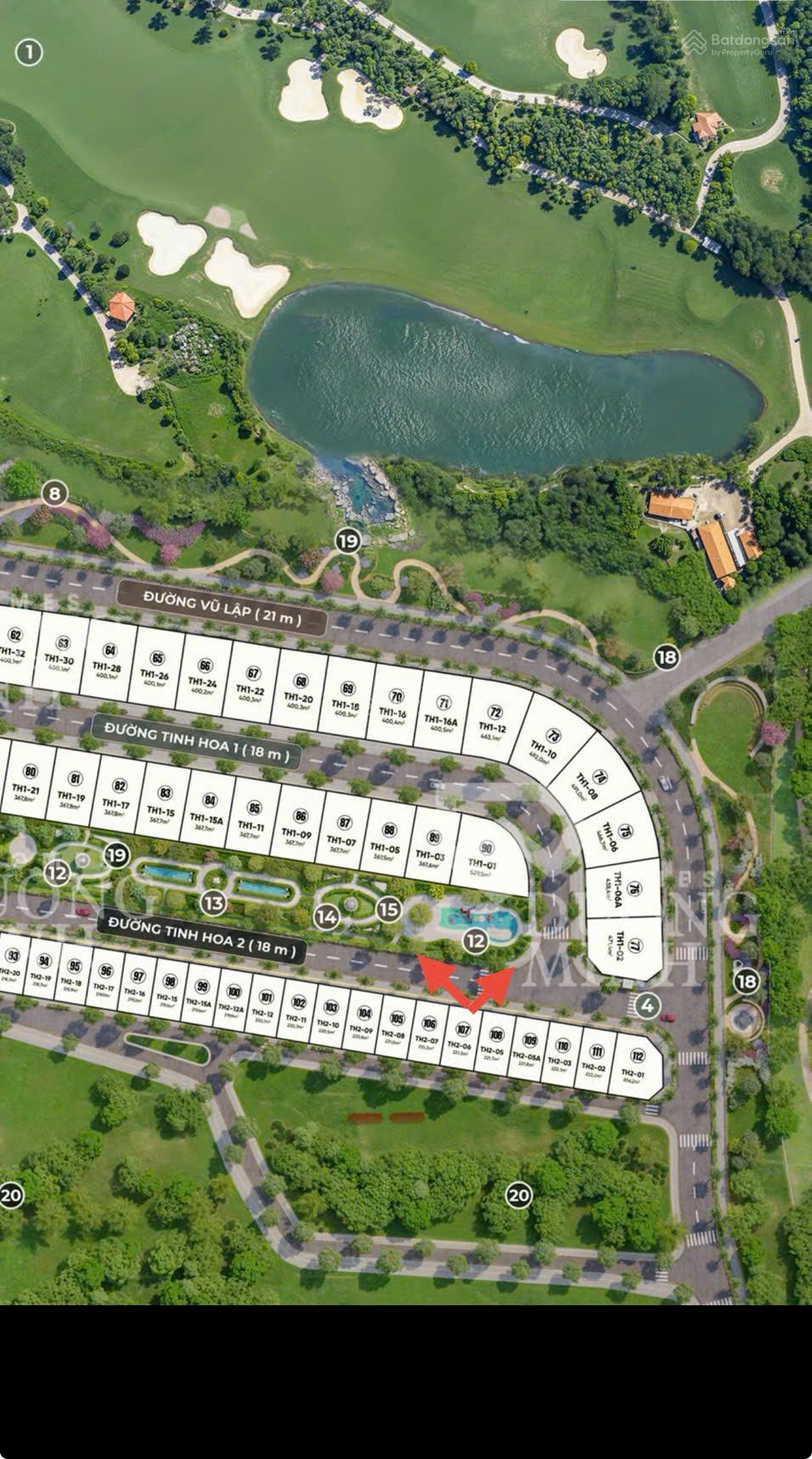 Biệt thự Him Lam Golf Villas 220m² - Vị trí Kim Cương, View Vườn Hoa!