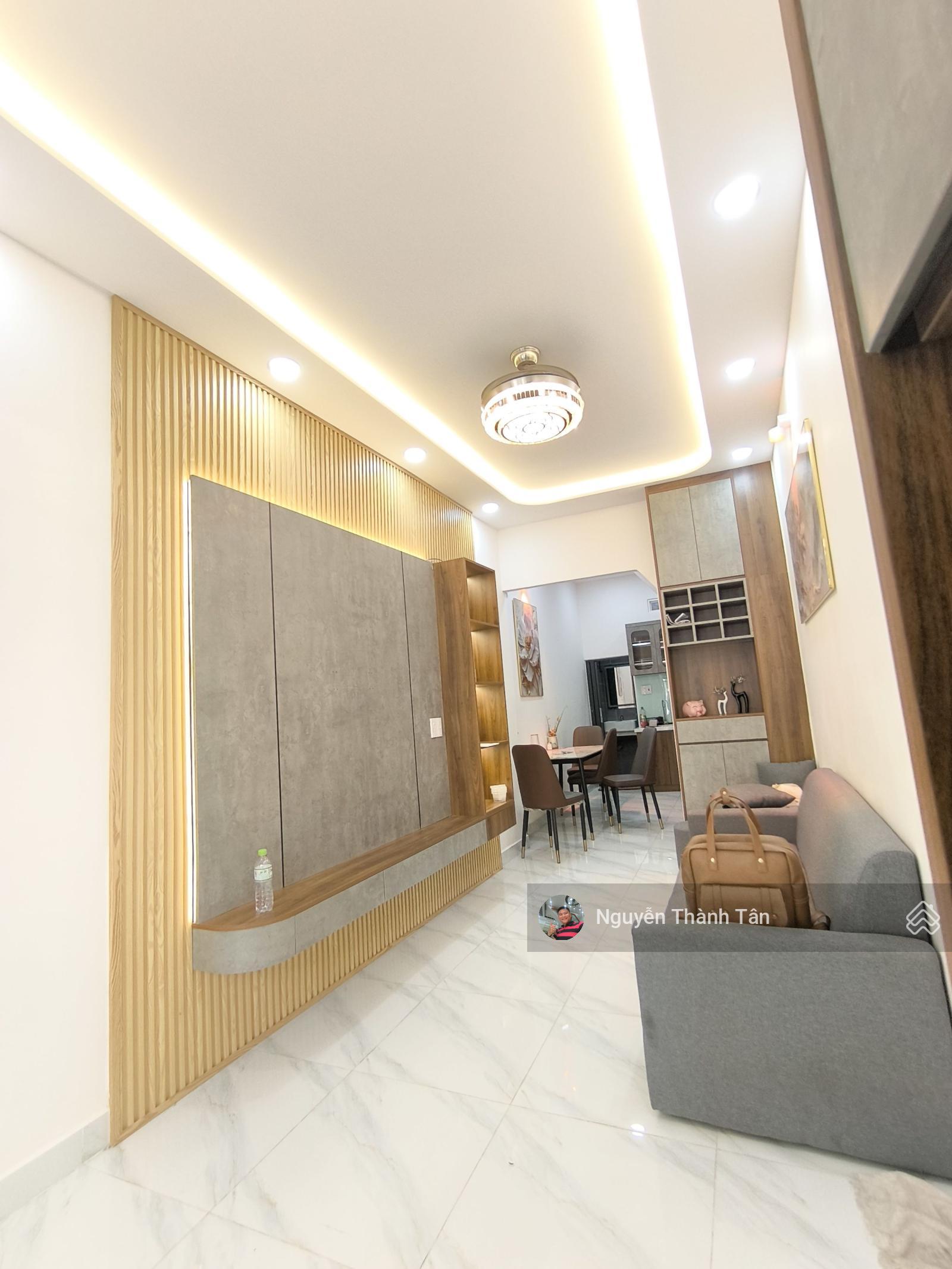 Cho thuê nhà 2PN Nơ Trang Long, Bình Thạnh - Sẵn nội thất, giá 10 triệu