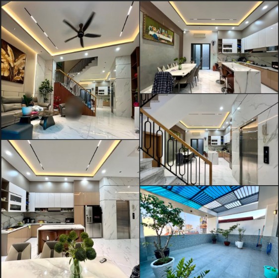 Nhà 4 Tầng Quận Tân Phú 100m² - Ô tô vào tận nhà, thang máy hiện đại!