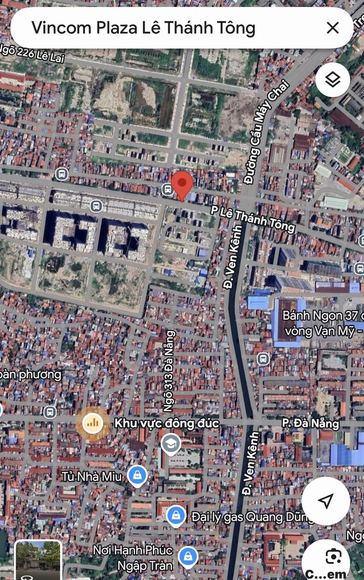 Đất mặt đường Lê Thánh Tông, Hải Phòng 100m² - Mặt tiền kinh doanh đắc địa!