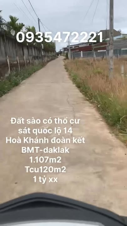 Đất nền Hòa Khánh BMT 300m² giá 1.45 tỷ - Sổ đỏ chính chủ!