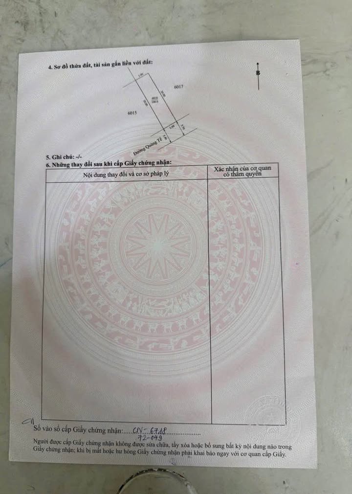 Đất Mặt Tiền Kinh Doanh Thuỷ Xuân, Huế - 100m² - Sổ Hồng Chính Chủ