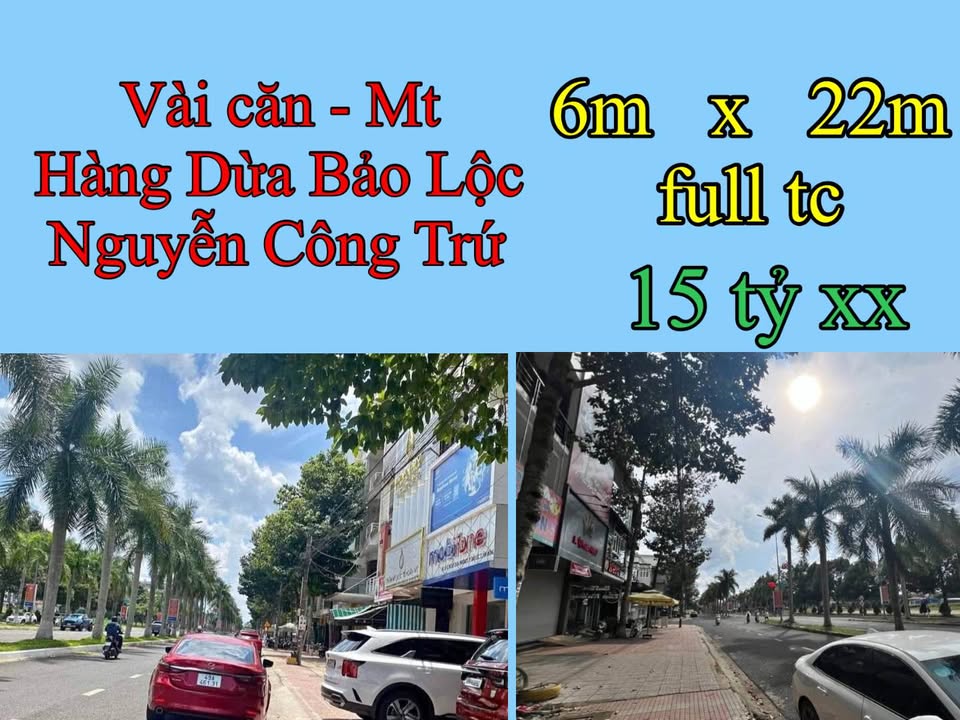 Nhà Phố Mặt tiền Nguyễn Công Trứ Bảo Lộc 132m² - Vị trí đắc địa, sinh lời cao!