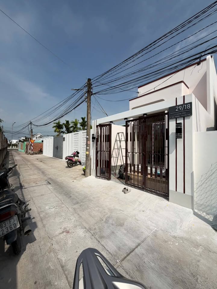 Bán nhà trệt mới P6 TP Sóc Trăng 82m² giá 1.55 tỷ - Ô tô vào tận nhà!