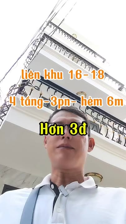 Nhà phố Bình Tân 4 tầng giáp Tên Lửa - 3.5 tỷ ô tô vào tận nhà!