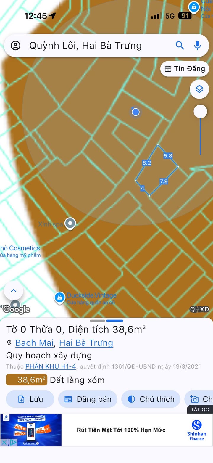 Nhà Phố Bạch Mai, Hai Bà Trưng 39m² - Chính chủ bán, gần ô tô!