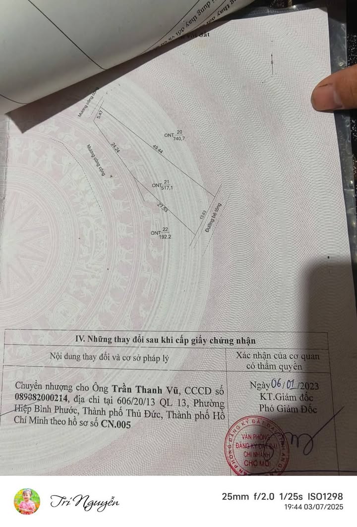 Đất nền 517m² Long Giang, Chợ Mới - Sổ đỏ chính chủ!