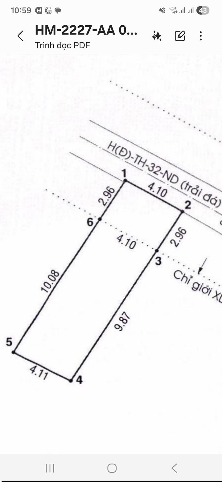 Đất thổ cư Tân Hiệp Hóc Môn 53m² giá 1.65 tỷ - Sổ hồng sẵn!