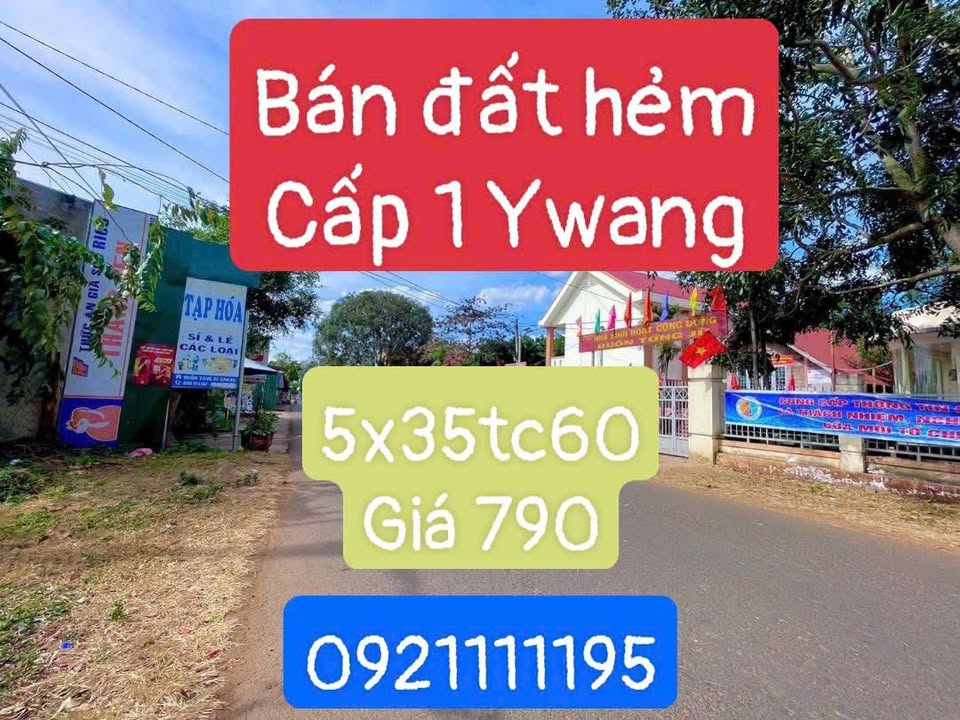 Đất Mặt Tiền Y Wang, Buôn Ma Thuột 175m² - Giá 790 Triệu