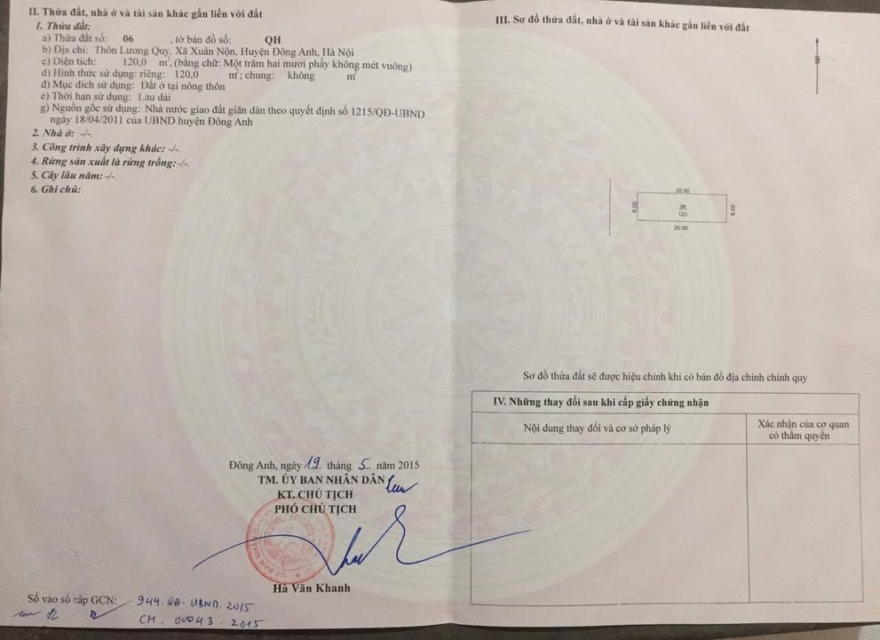 Đất nền Đông Anh 120m² - Tiềm năng tăng giá đột phá!