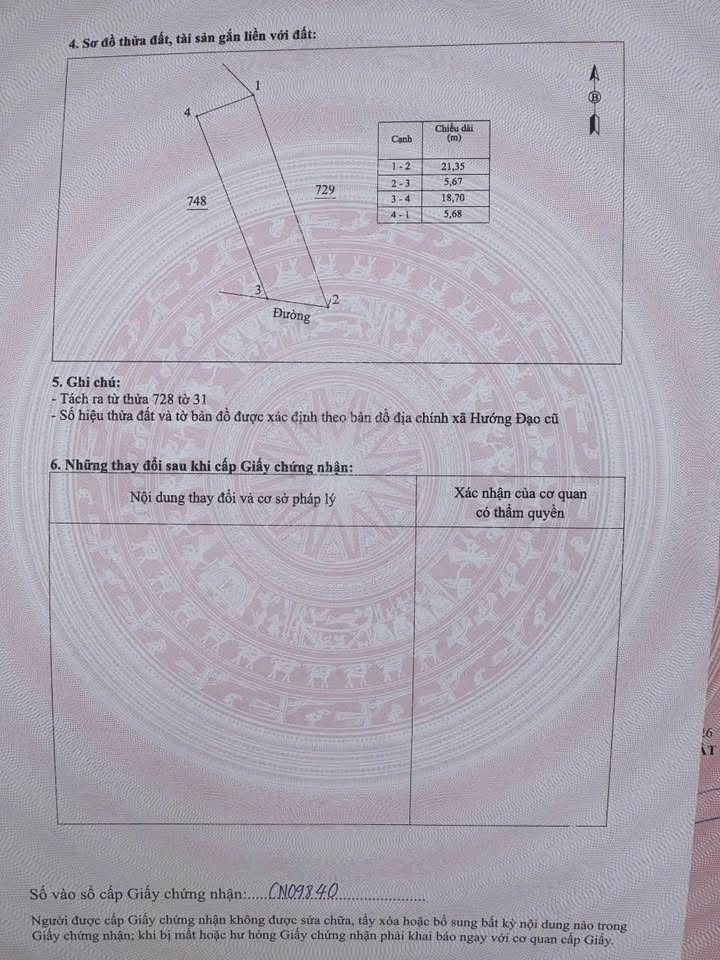 Đất Lập Thạch Vĩnh Phúc 106m² - Sổ Đỏ Sẵn Sàng - Giá Đầu Tư 1.2 Tỷ