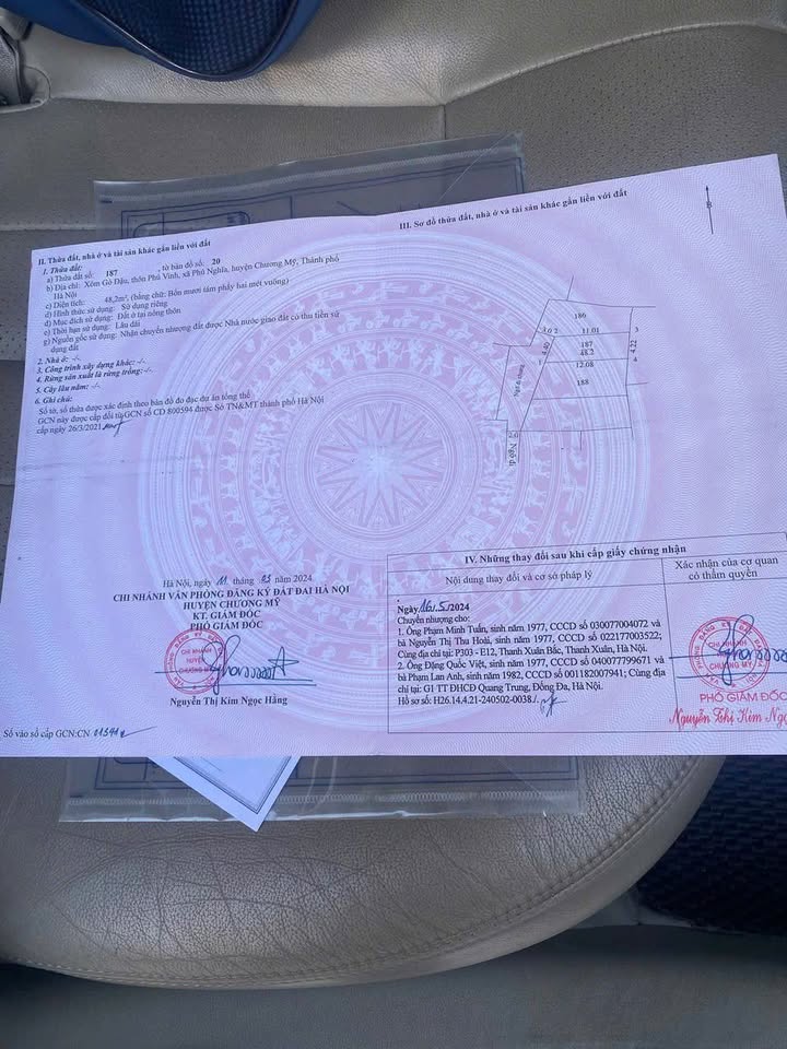 Đất nền Phú Nghĩa, Chương Mỹ 67m² - Giá tốt nhất chỉ 1 tỷ