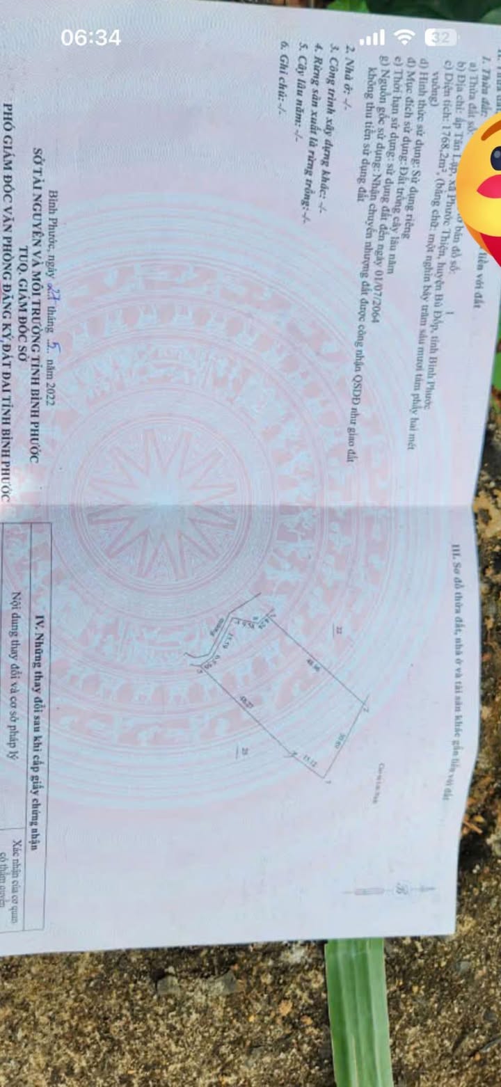 Đất Nền Đồng Xoài 6120m² Mặt Tiền Rộng - Sẵn Sàng Đầu Tư Sinh Lời