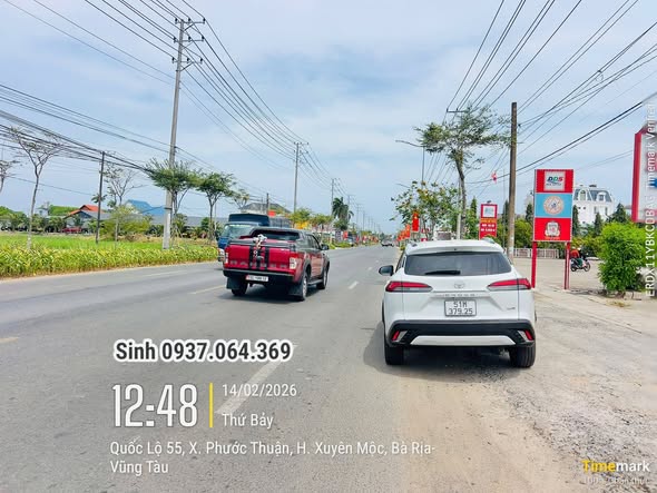 Đất nền Phước Thuận Xuyên Mộc 206m² giá 1.35 tỷ - Sổ hồng chính chủ