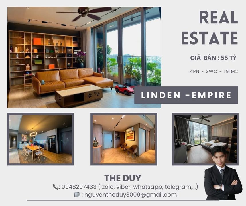 Căn hộ Empire City Thủ Thiêm 191m² - View sông Sài Gòn tuyệt đẹp!