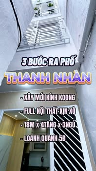 Nhà Phố Thanh Nhàn 18m² - 5 Tỷ - Ô Tô Tận Cửa - Full Nội Thất Xịn