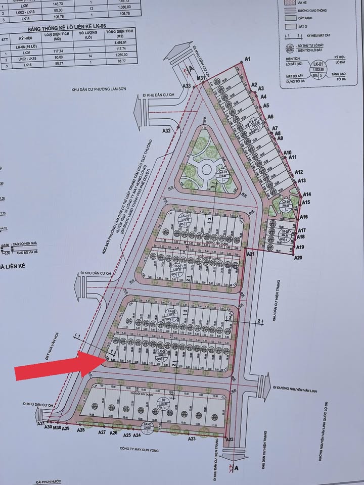 Bán Đất Lô Góc 2 Mặt Tiền 117m² Phường An Tảo, Hưng Yên - Hướng Tây Nam