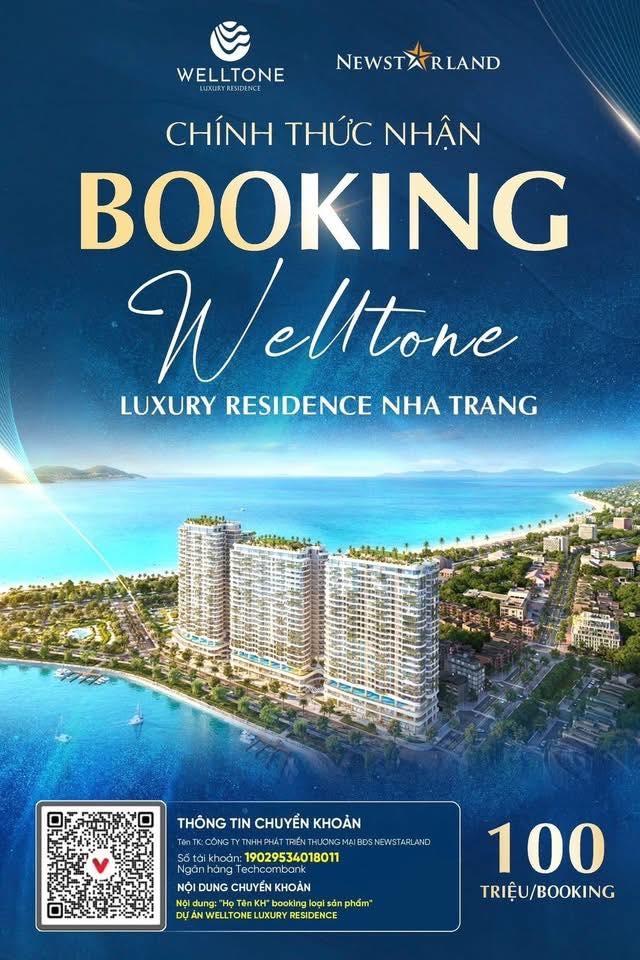 Căn hộ Welltone Nha Trang 35m² 3 tỷ - View đẹp trực diện biển!