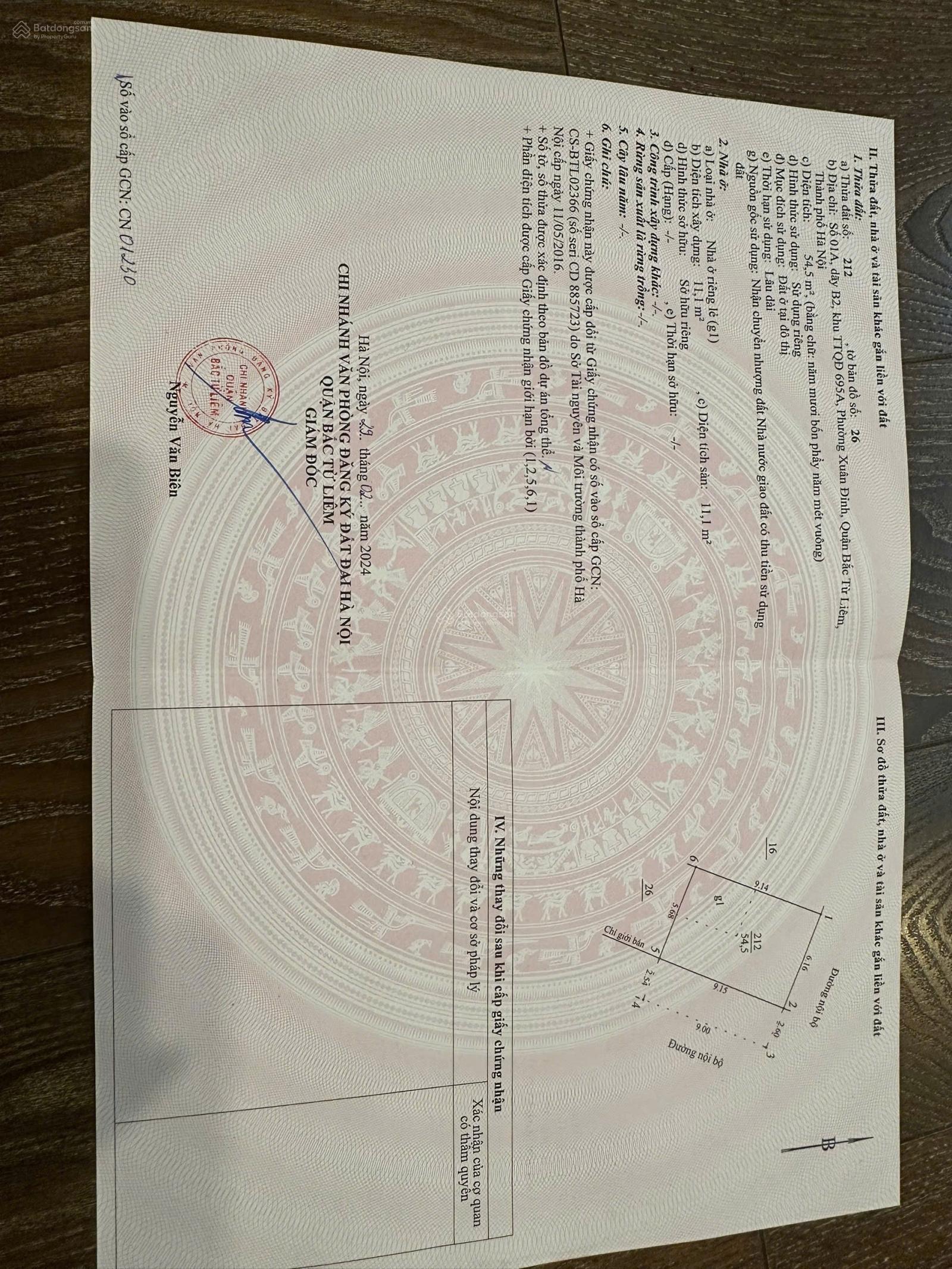 Nhà lô góc Xuân Đỉnh 54.5m² 21.5 tỷ - Vị trí vàng kinh doanh!