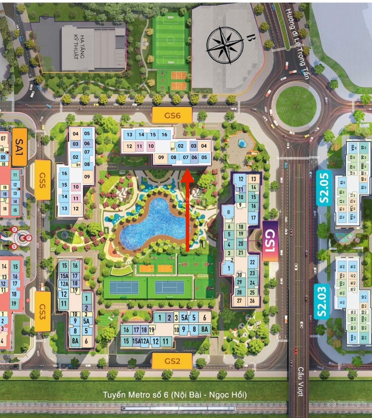 Căn hộ GS6 Vinhomes Smart City 52m² giá 11 triệu - Full nội thất cao cấp!