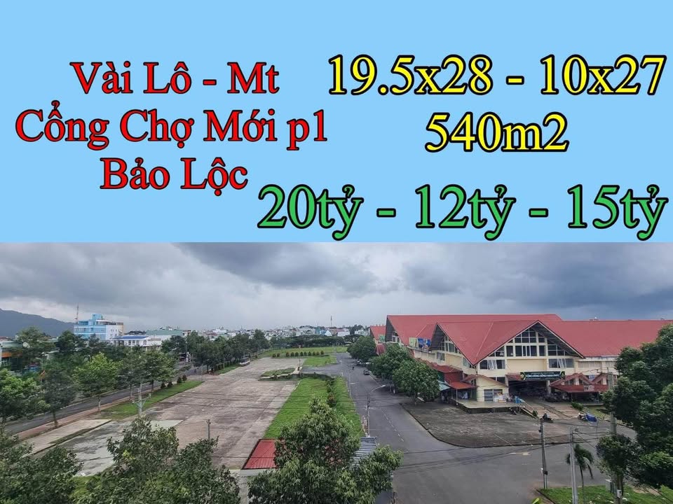 Đất mặt tiền Hồ Tùng Mậu Bảo Lộc 546m² - Vị trí đắc địa kinh doanh!