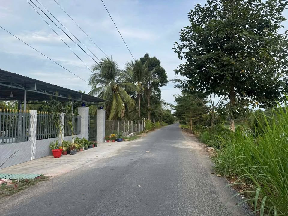 Bán Đất Thạnh Nhựt Gò Công Tây 650m² Sổ Hồng Riêng, View Sông