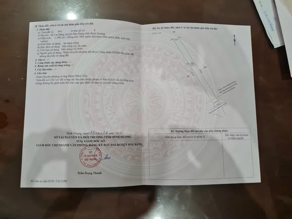 Đất Vườn Bàu Bàng, Bình Dương 2574m² - Sổ Hồng Rõ Ràng, Đầu Tư Ngay!