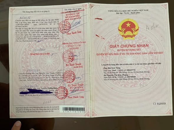 Đất nền Củ Chi 815m² giá 10.9 tỷ - Xây dựng tự do, sổ hồng riêng!