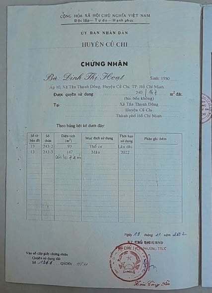 Đất mặt tiền Đường 106 Phú Hòa Đông 170m² - Vị trí vàng kinh doanh!