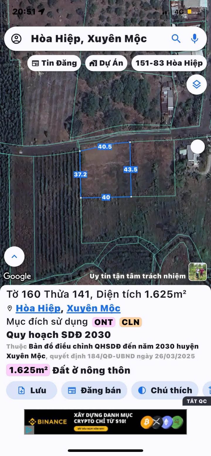 Đất Vàng Xuyên Mộc - 100m² Thổ Cư, Giá 9 Tỷ, Chia Lô Linh Hoạt