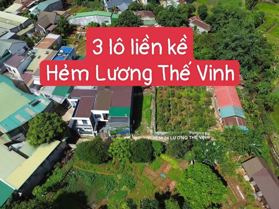 Bán đất Lương Thế Vinh BMT 100m² - 2.95 tỷ - Vị trí đắc địa