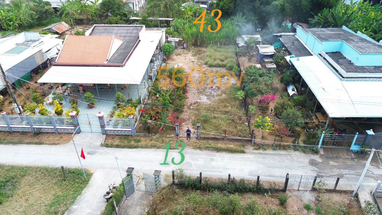 Đất nền Tân Hòa Gò Công Đông 559m² giá 1.56 tỷ - Sổ đỏ chính chủ