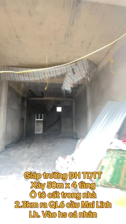 Nhà 4 Tầng Ô Tô Cất Trong Nhà, Giáp ĐH TDTT - Chương Mỹ 4.9 Tỷ