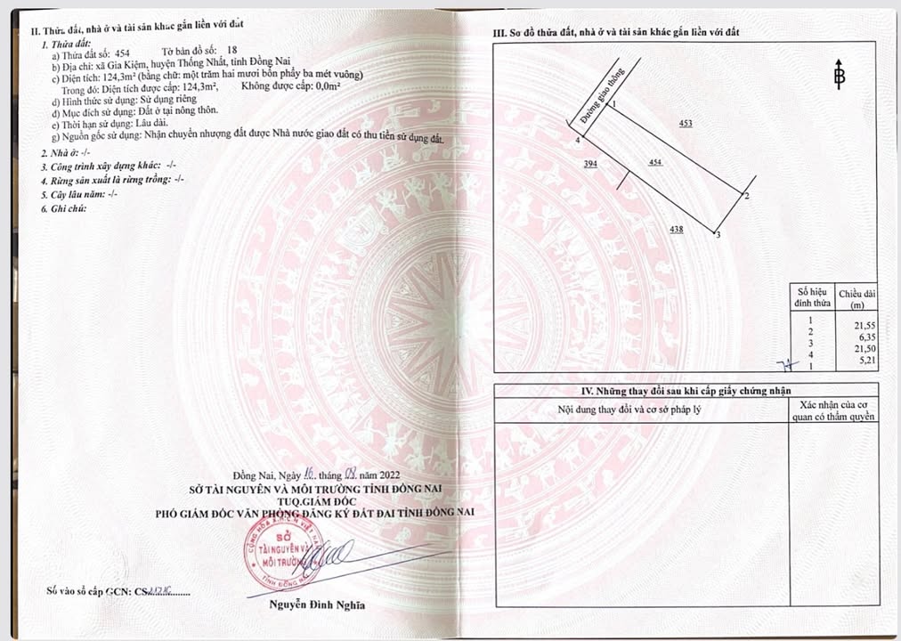 Đất nền Gia Kiệm 124m² giá 790 triệu - Sổ đỏ chính chủ!