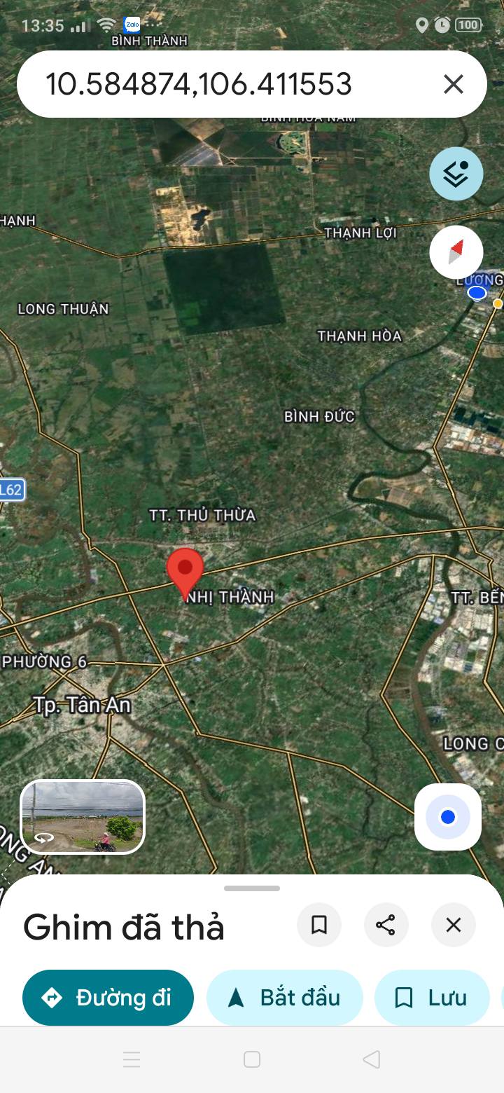 Đất nền Thủ Thừa, Long An 5200m² - Sổ đỏ chính chủ, tiềm năng cực lớn!