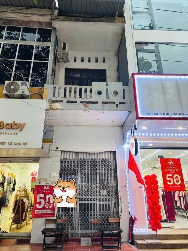 Cho thuê nhà mặt tiền Đại Lộ Hùng Vương 45m² giá 6 triệu - Vị trí đắc địa!