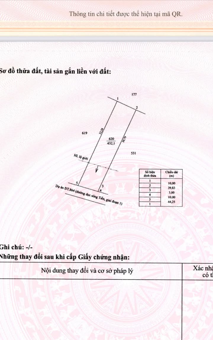 Đất nền Đường tỉnh 864 Châu Thành 220m² - Tiềm năng tăng giá vượt trội!