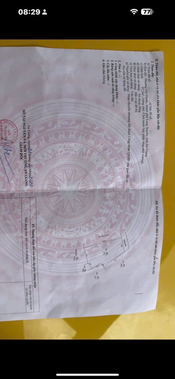 Bán đất nền hẻm Phạm Cự Lượng, Mỹ Phước, Long Xuyên - 97.5m² full thổ, giá 5xx triệu