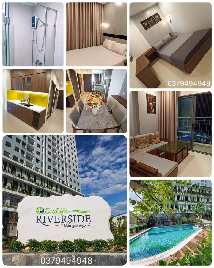 Cho Thuê Căn Hộ ECOLIFE RIVERSIDE Quy Nhơn - Đa Dạng Diện Tích, Nội Thất Đủ