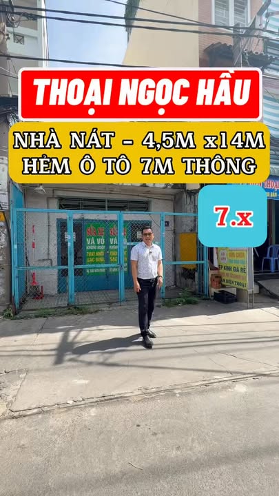 Bán nhà Thoại Ngọc Hầu Tân Phú 63m² giá 7 tỷ - Ô tô vào tận nhà!